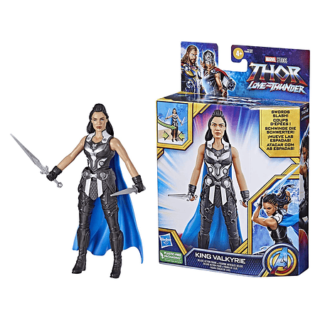 FIGURA THOR LOVE AND THUNDER DELUXE KING VALKYRIE F5103