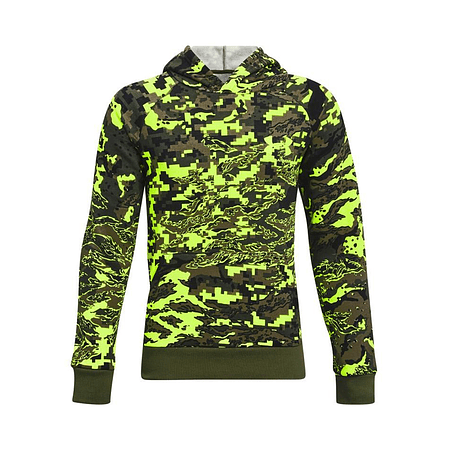 Poleron niño UA Rival Flc ABC Camo Hoodie 1366305-390