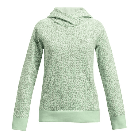 Poleron niña Under Armour Rival Fleece Print Hoodie 1366047-335