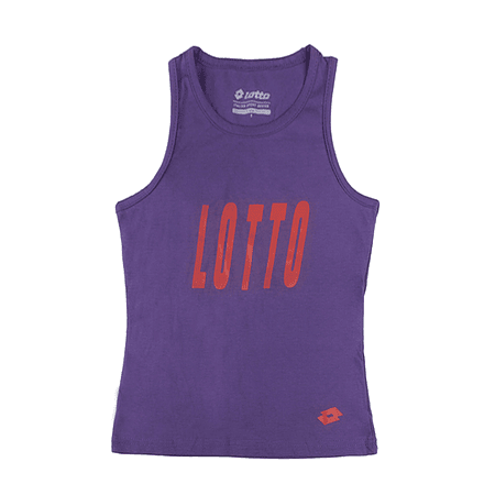 POLERA SIN MANGA JUVENIL LOTTO TANK LOGO KGP I8082A