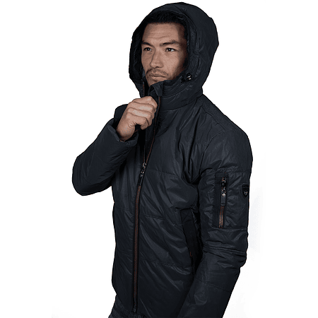 PARKA HOMBRE NORTHLAND LIORO SILVER BLACK REFLECTIVE 02-087051