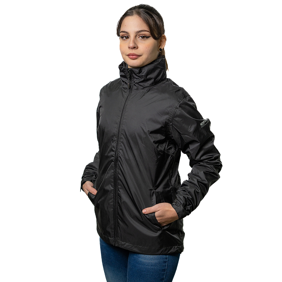 CHAQUETA MUJER NORTHLAND VALENTINA REGEN BLACK 02-076561