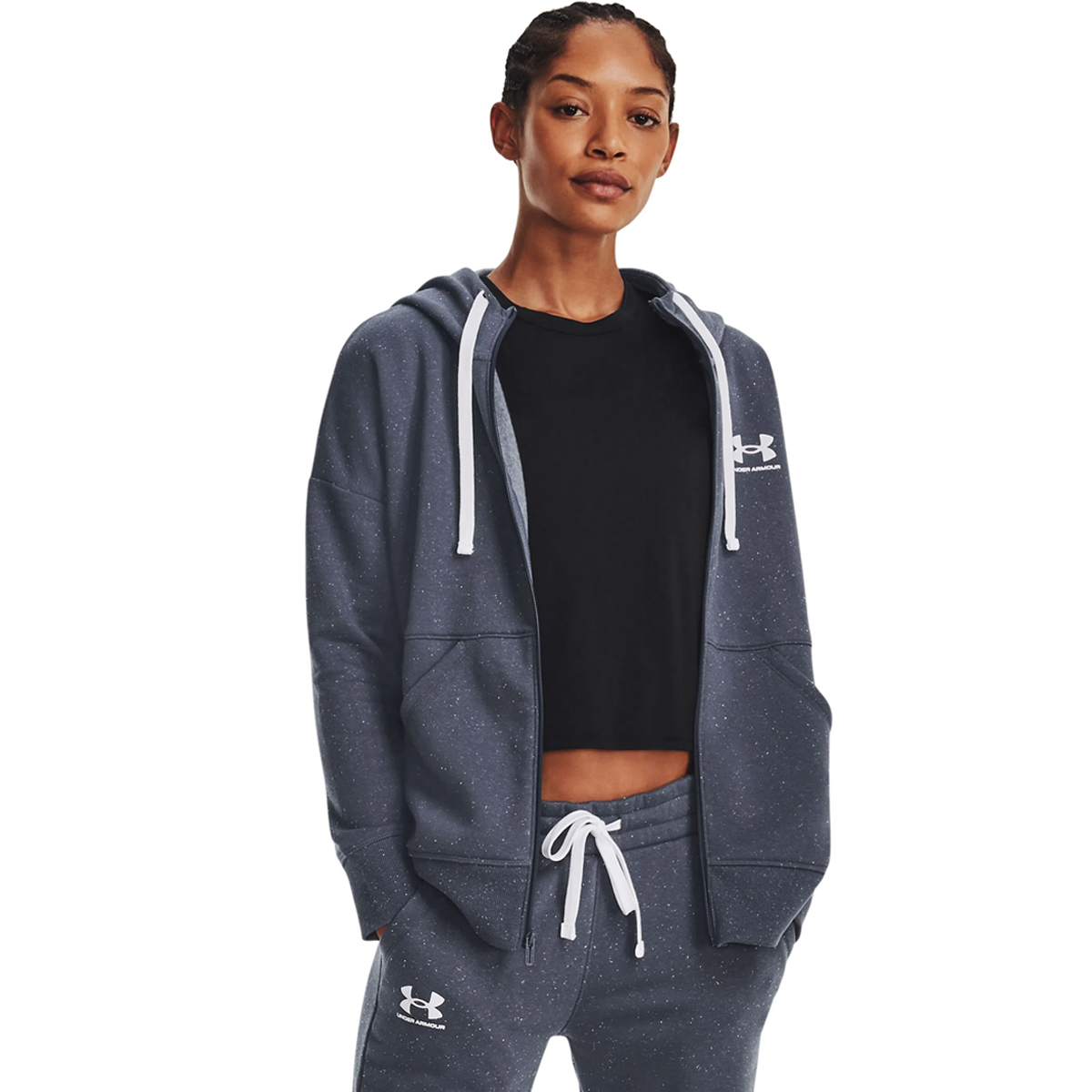 Poleron mujer Under Armour Rival Fleece FZ Hoodie 1356400-00