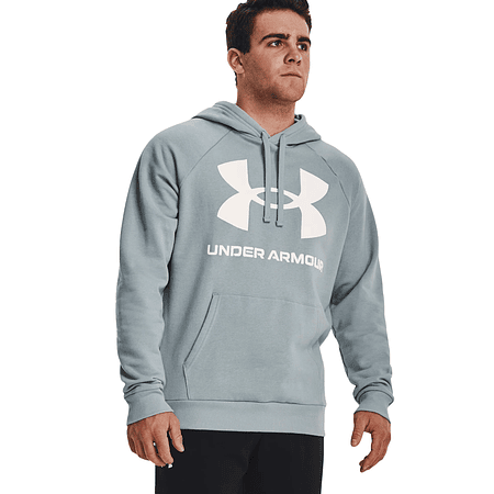 Poleron Hombre UA Rival Fleece Big Logo HD 1357093-465