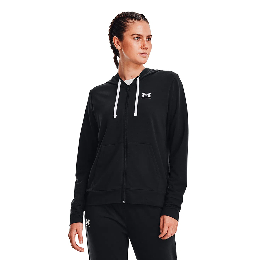 Poleron mujer Under Armour Rival Terry Full zip 1369853-001