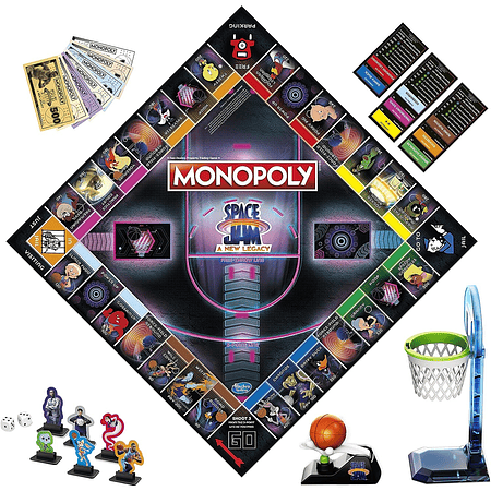 Monopoly Space Jam juego de mesa Hasbro F1658