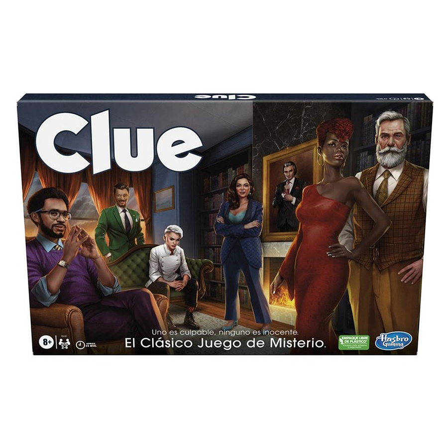 Clue Juego de Misterio y Deducción Clásico Hasbro F6420