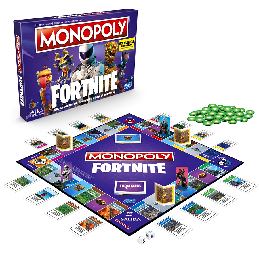 Juego de Mesa Monopoly Fornite Hasbro E6603