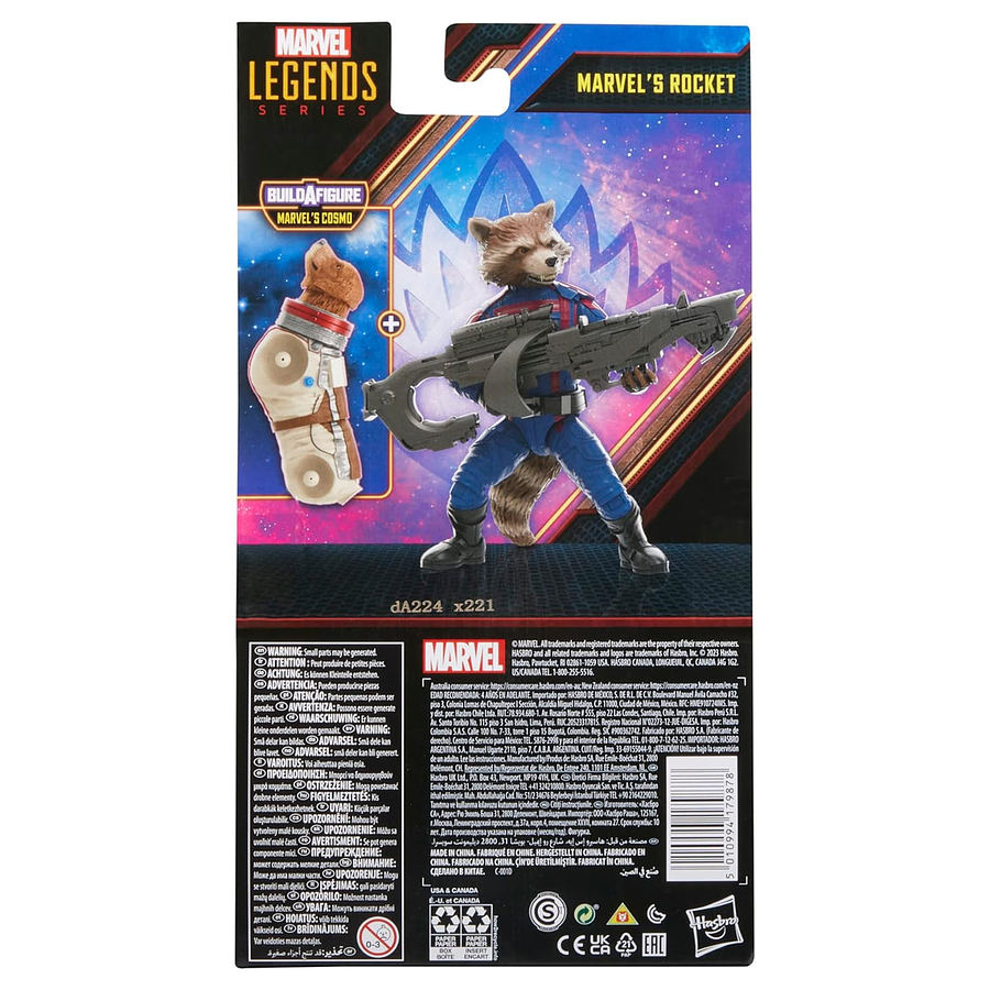 Figura Fan Marvel Legends Series Rocket F6608