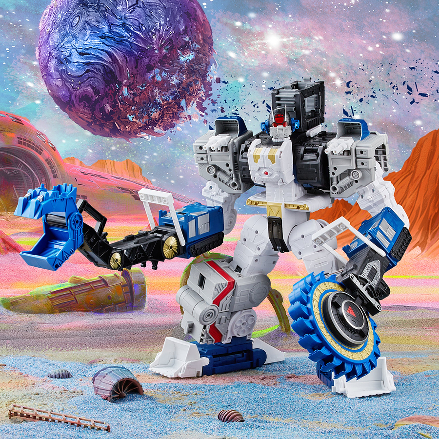 Figura Fan Transformers Legacy Series Titan Cybertron Universe Metroplex F2986
