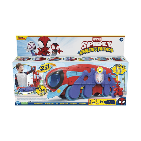 Set Spidey and Friends Aracnomovil 2 en 1 F3721