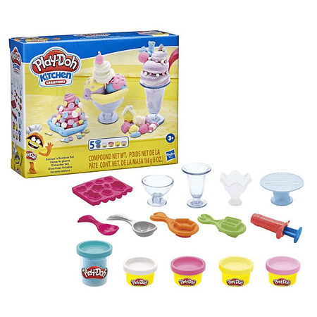 Set Kitchen Creations Play-Doh Helados Divertidos Hasbro E7275