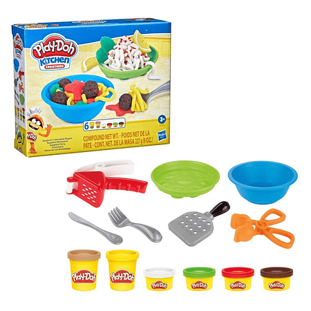 Set Kitchen Creations Play-Doh Pastamania Hasbro E8680