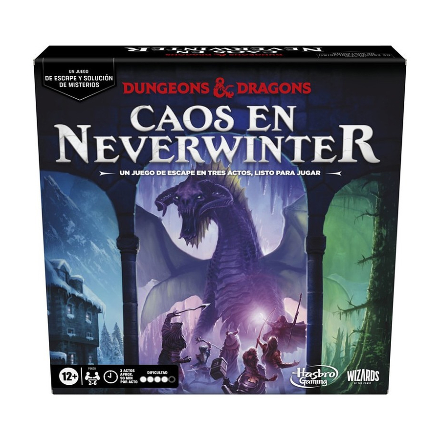 Juego de Mesa Dungeon & Dragons Caos en Neverwinter F6620