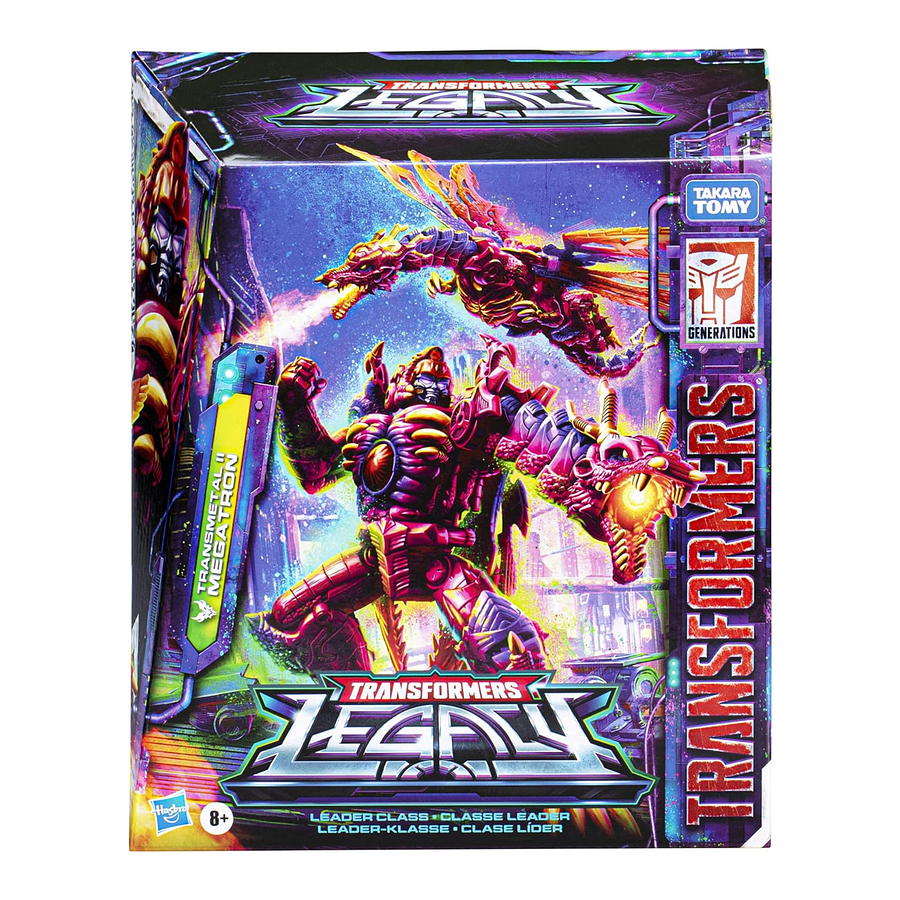 Figura Fan Transformers Legacy Transmetal II Megatron F7215