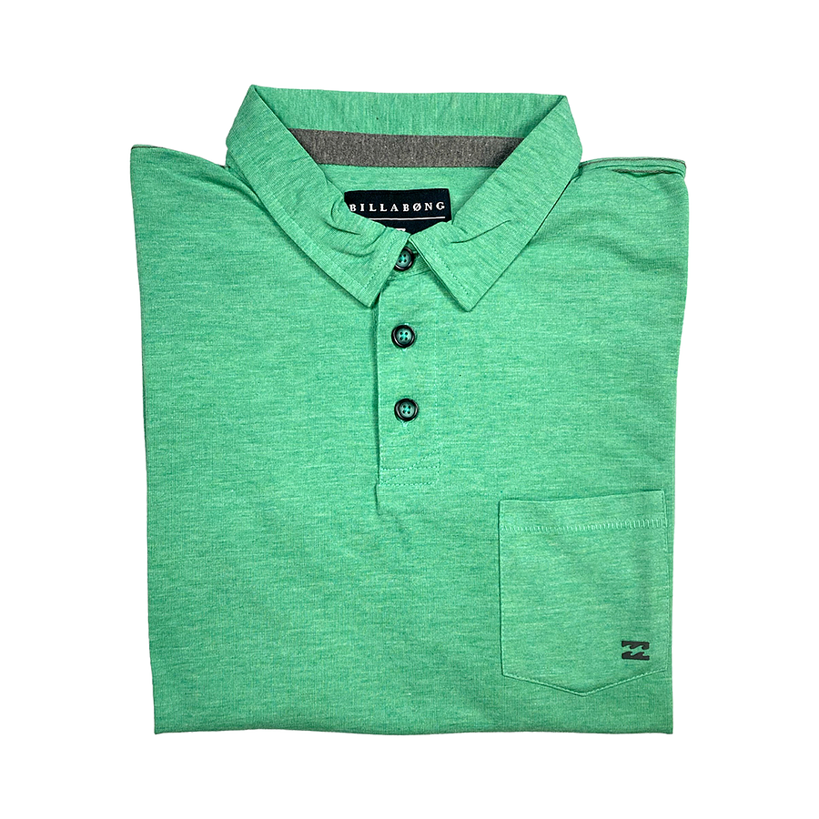 POLERA NIÑO BILLABONG CALIPSO VERDE B9055STA-NMT