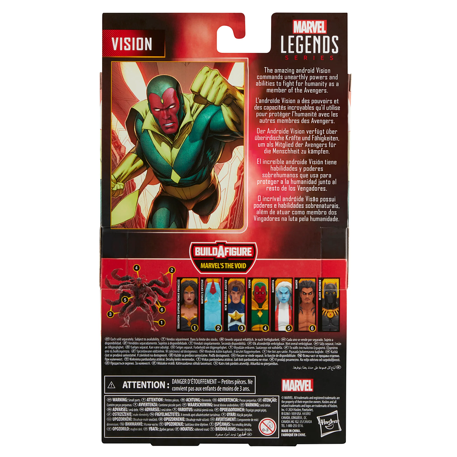 Figura Fan Marvel Legends Vision (Marvel's The Void BAF) F9014