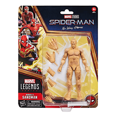 Figura Marvel Legends Sandman Spider-Man No Way Home Hasbro 15cm