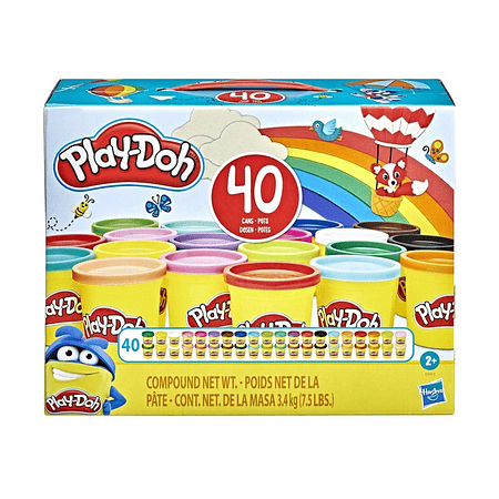 Play-doh Masas y Plastilinas Fantastico 40 Pack E9413