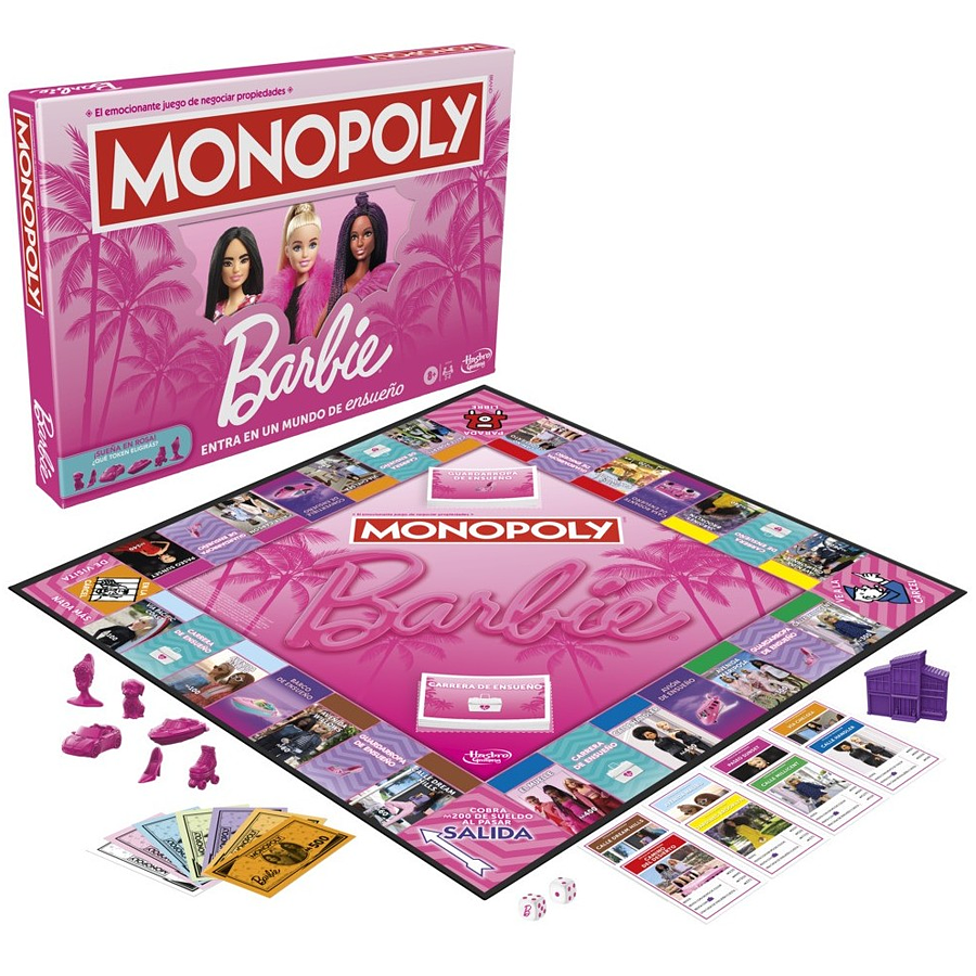Juego de Mesa Monopoly Barbie Hasbro G0038