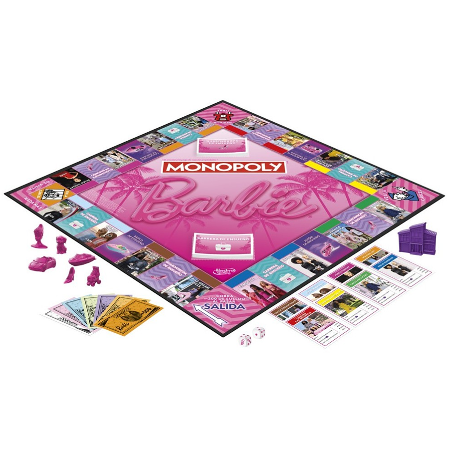 Monopoly Barbie juego de mesa Hasbro G0038