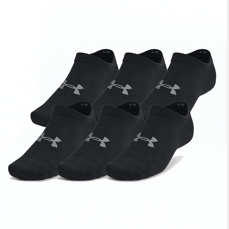 Calcetines Invisibles Unisex UA Essential 6-pack 1382611-001