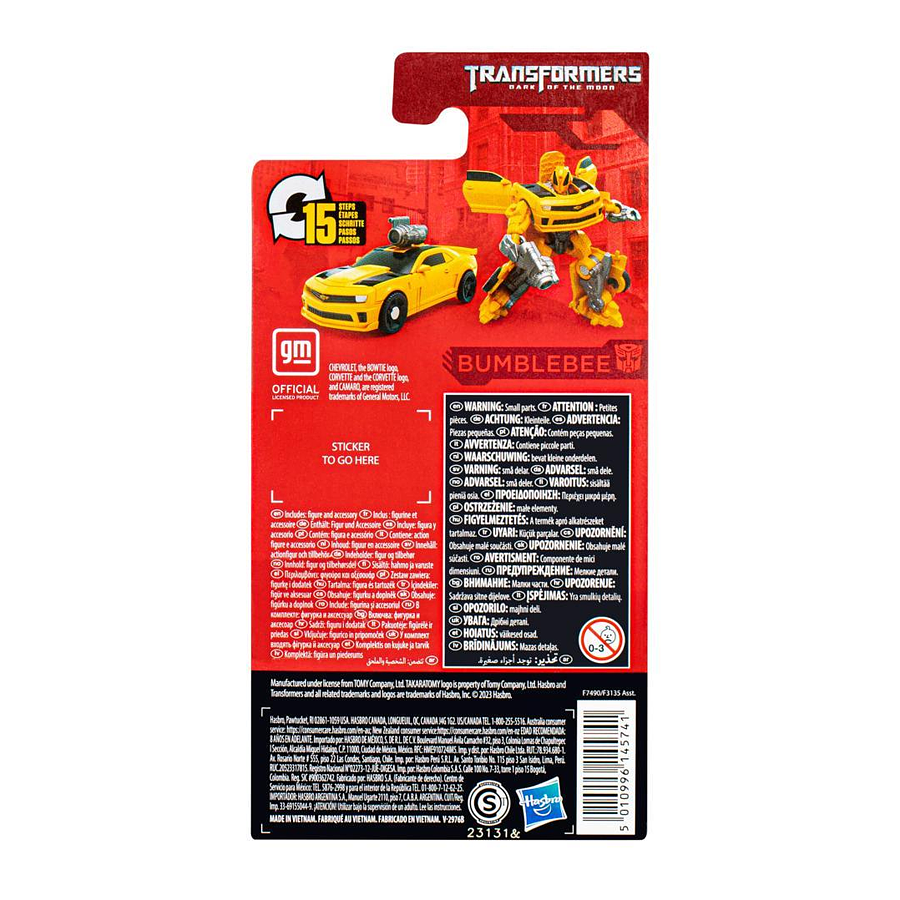 Figura Transformers Studio Series Core Class Bumblebee F7490