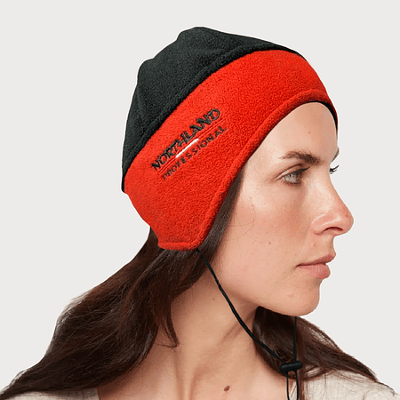 Gorro Northland MicroFleece Negro/Rojo 02-011421