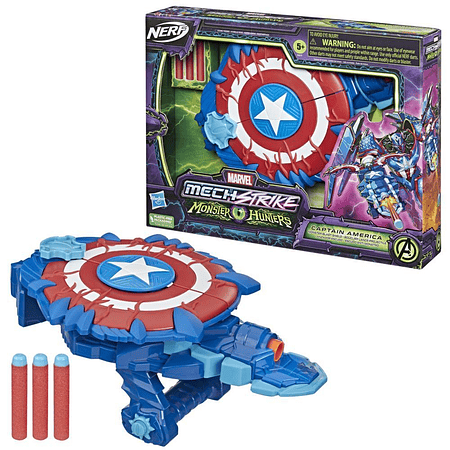 Lanzador Escudo Capitán América Avengers Mech Strike F4377