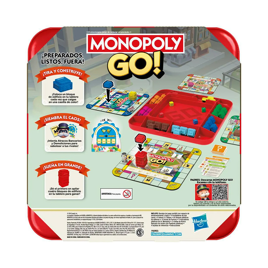 Juego de Mesa Monopoly GO! Hasbro G1291