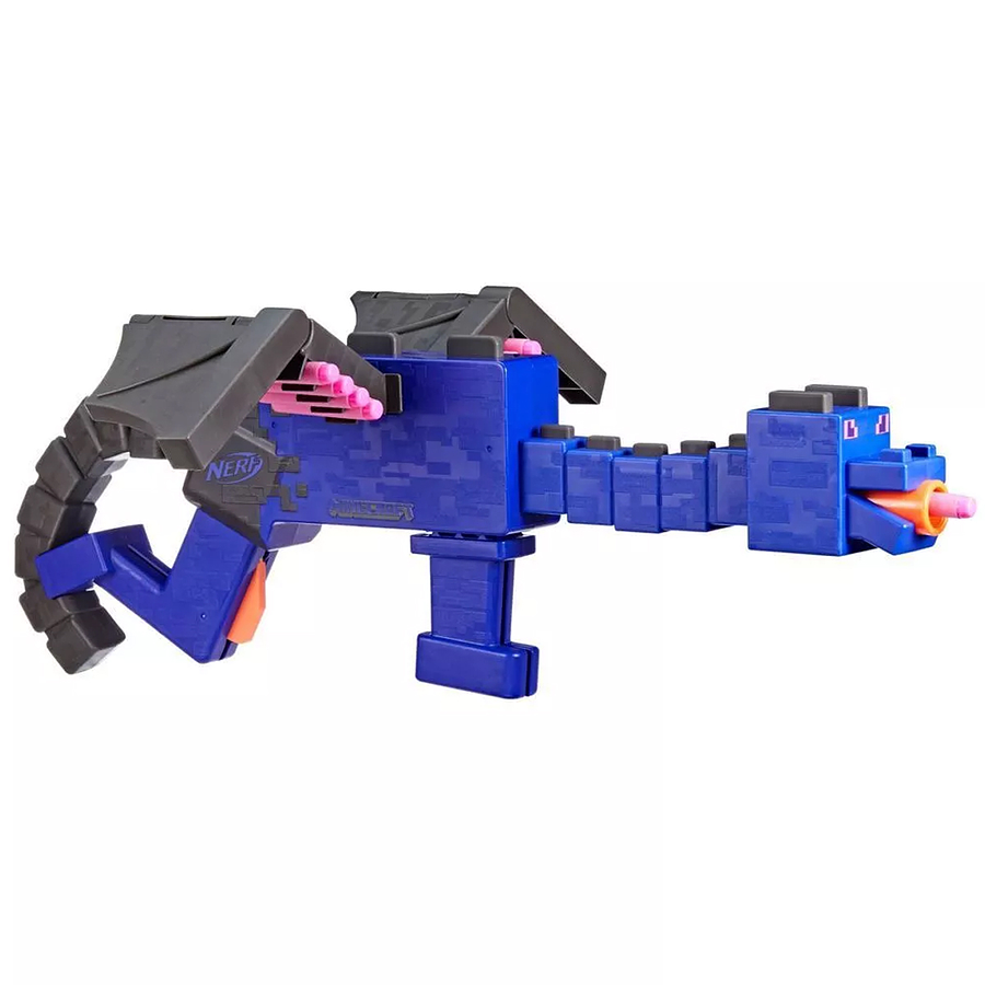 Lanzador Nerf Minecraft Ender Dragon Hasbro F7913