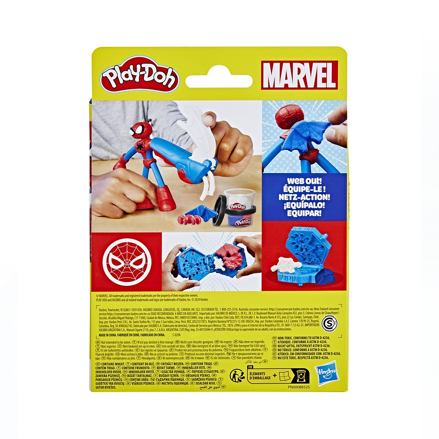 Masas y Plastilinas Play-Doh Marvel Spider-Man Telarañas G0058