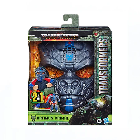 Máscara 2 en 1 Transformers: Rise of the Beasts Optimus Primal F4650