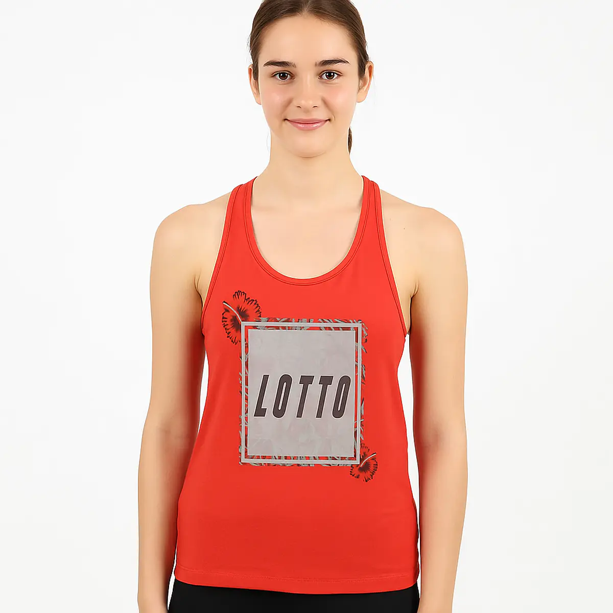 Polera Juvenil Lotto Tank Beach Girl Pink -74% OFF