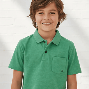Polera Niño Billabong Calipso Verde B9055STA-NMT