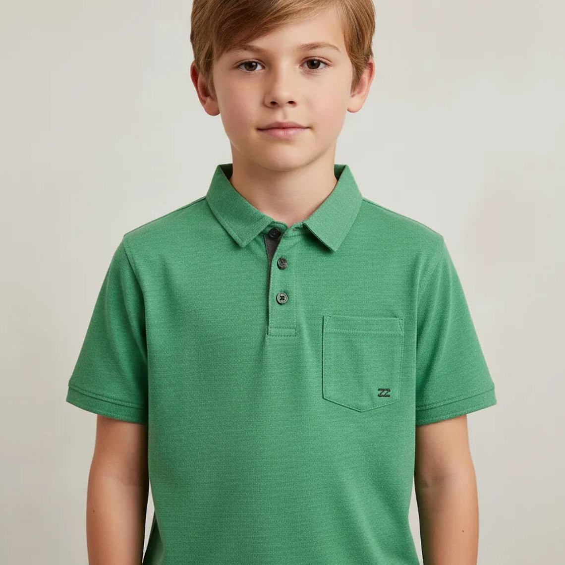 Polera Niño Billabong Calipso Verde B9055STA-NMT 5