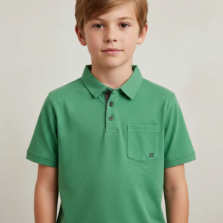 Polera Niño Billabong Calipso Verde B9055STA-NMT 5