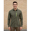 Camisa Outdoor Hombre Northland Alvaro Pro Dry STR Olive Secado Rápido 02-0828312