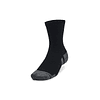 Calcetines Unisex Under Armour Performance Cotton 3 Pack Mid Negro 1379530-001