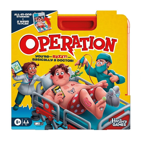 Operando Hasbro G0951 Juego Clásico de Habilidad y Precisión