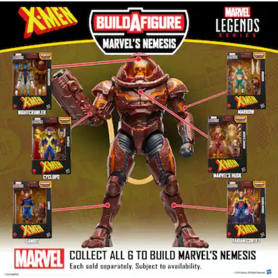 Wolverine X-Men Marvel Legends Hasbro G0792 Figura 6” Coleccionable