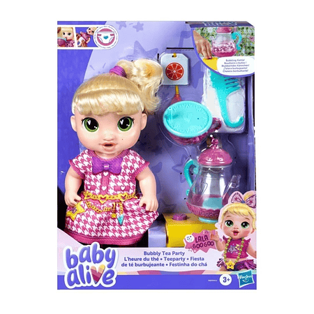 Baby Alive Fiesta de Té Burbujeante Lala Goo Goo Hasbro G0608