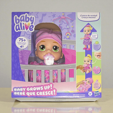 Baby Alive Baby Grows Up Lala Hasbro G1444 Muñeca Interactiva que Crece