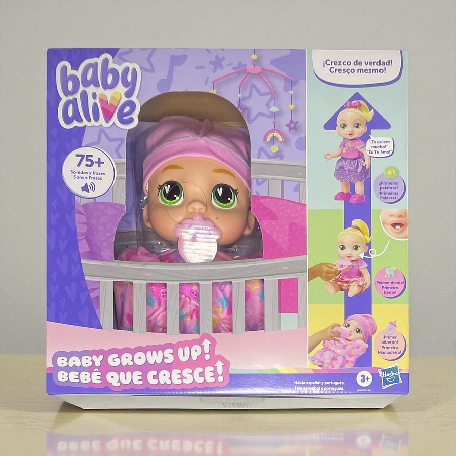 Baby Alive Baby Grows Up Lala Hasbro G1444 Muñeca Interactiva que Crece