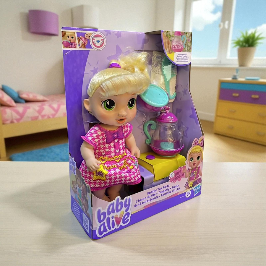 Baby Alive Fiesta de Té Burbujeante Lala Goo Goo Hasbro G0608