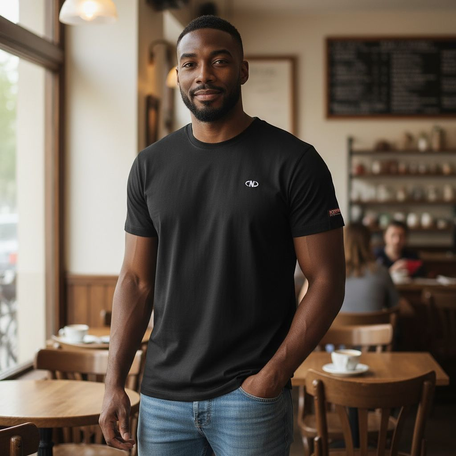 Polera de Hombre Cooldry Rope Black NORTHLAND 02-044161 