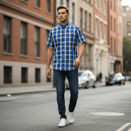 Camisa Casual Manga Corta Dockers Talla S