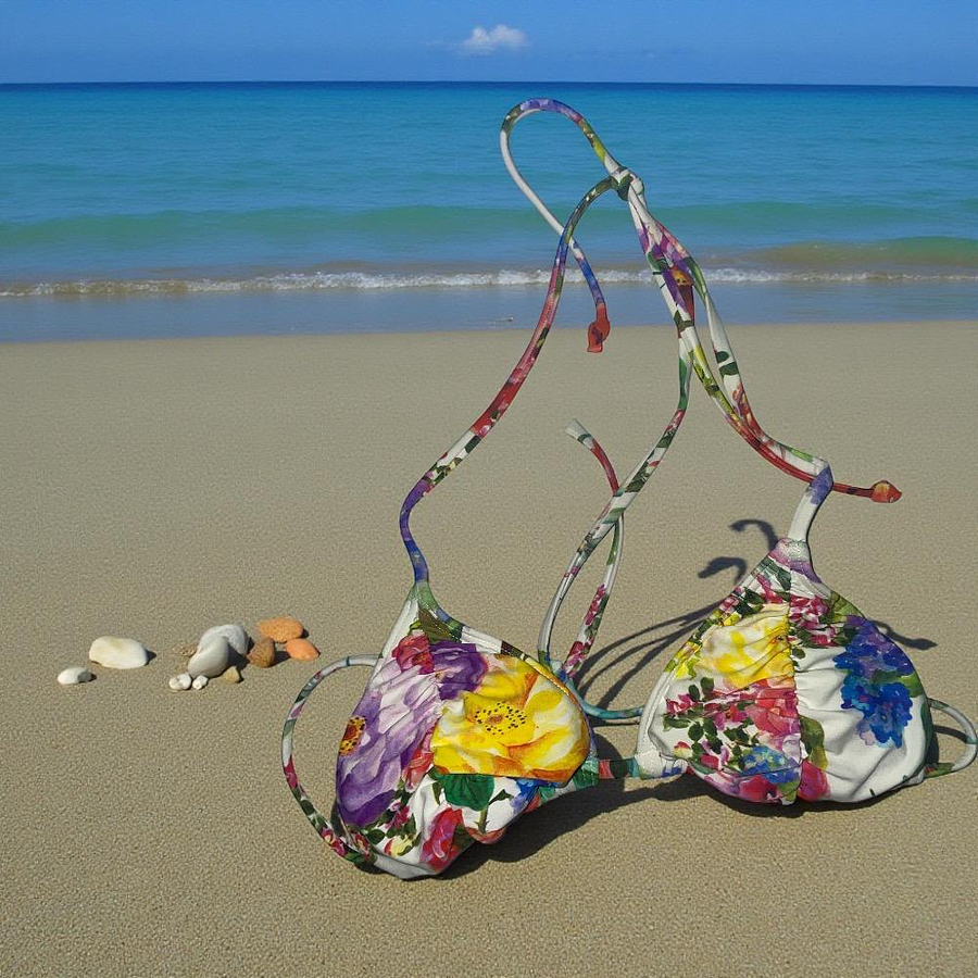 Bikini Sosten  Mujer Billabong Flores Multicolor