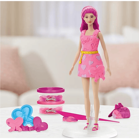 Play-Doh Barbie Hearts and Hair Set Creativo Hasbro G1357