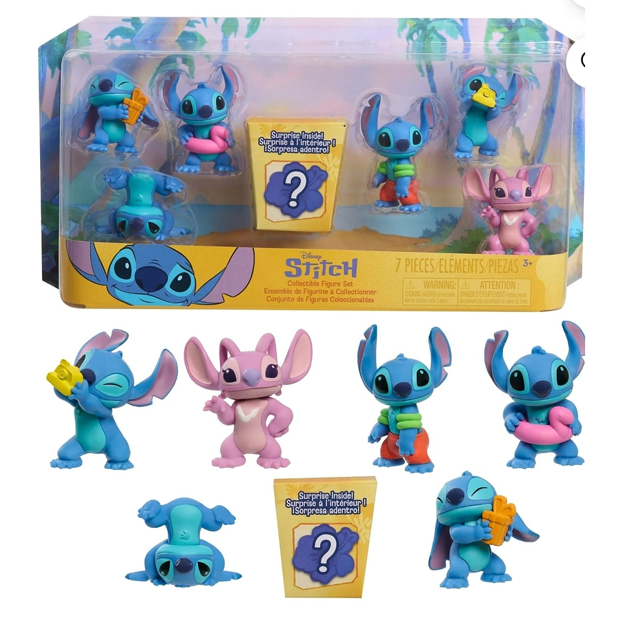 Disney Stitch Juego de Figuras Coleccionables